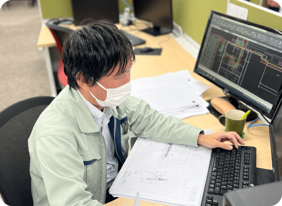 プラントソリューション部 配管設計2Gr